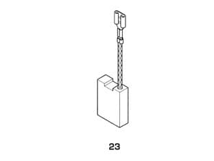 Spazzole a Carboncino per Elettroutensili Modello 23 Aeg 1750 6 8 Pezzi - 2