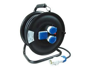 Avvolgicavo Elettrico da Cantiere Universale 3PRESE MT30 Linea Garanti 30 m - 2