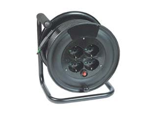 Avvolgicavo Civile Elettrico Onda 4 Prese Linea Garanti Ø 260 mm Cavo 50 m - 2