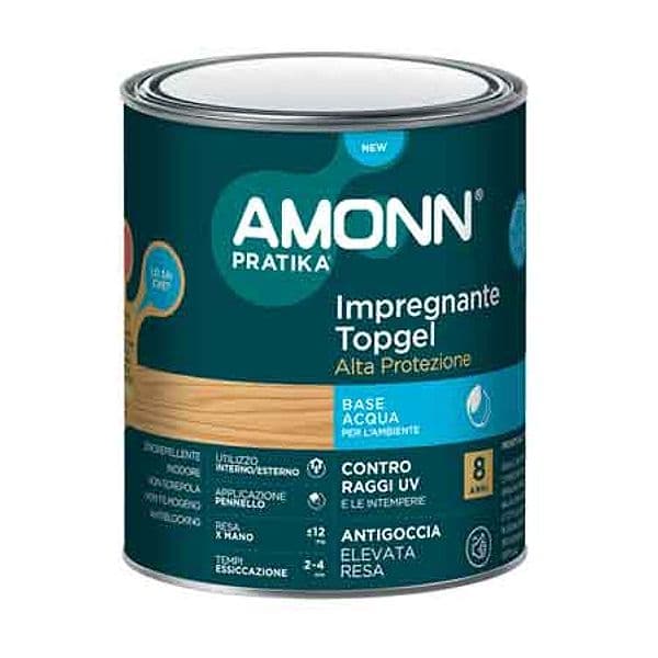 Impregnante All Acqua Top Gel Amonn 0,75 l Trasparente - 2