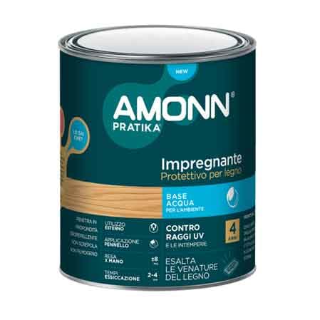 Impregnante All Acqua Amonn 0,75 l Castagno - 2