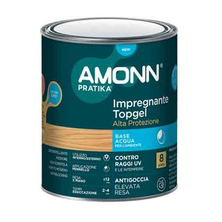 Impregnante All Acqua Top Gel Amonn 0,75 l Noce Chiaro - 2