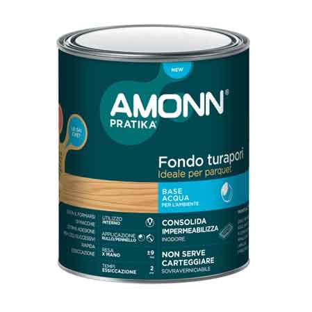 Fondo Turapori per Parquet Amonn 0,75 l Trasparente - 2