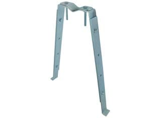 Zanca da Murare ad U per Antenna Regolabile Tipo Regolabile 50 cm 70 - 2