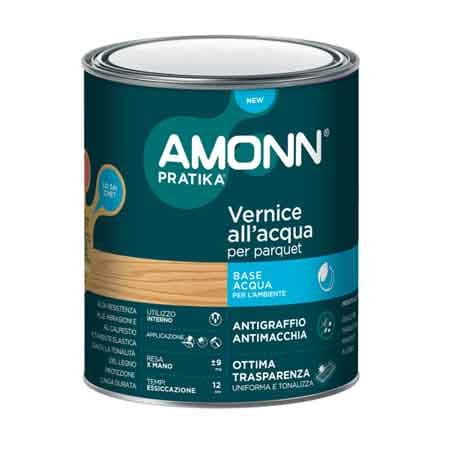 Vernice All Acqua per Parquet Amonn 0,75 l Lucido - 2