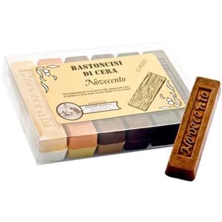 Stick Cera 30 Gr Cera Novecento Noce Medio 12 Pezzi - 2