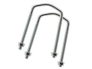 Kit Fissaggio Palo Tv per Supporti Parabola 75 MMX85H. Dado Ø 13 10 Pezzi - 2