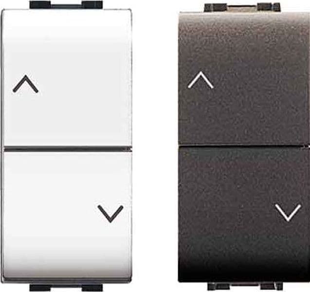 Doppio Pulsante Interbloccato Mylife 10A 250V Ec Elettrocanali Grigio