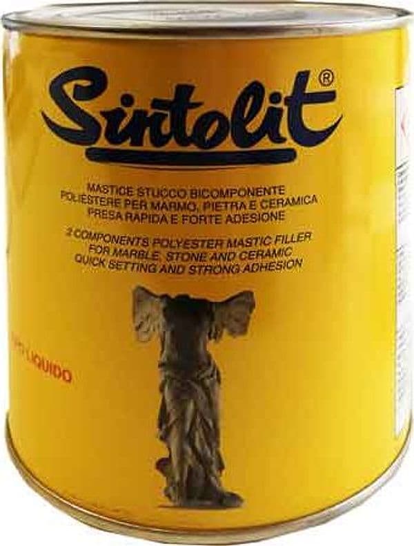 Stucco per Marmo Sintolit Liquido 750 ml Bianco - 2