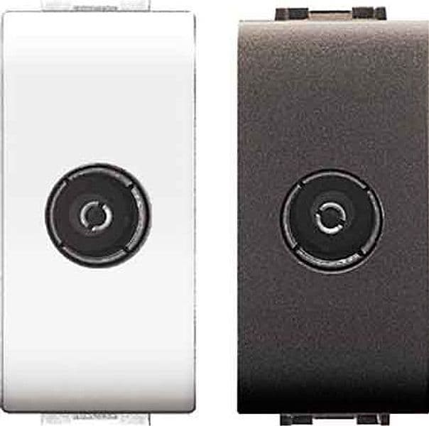 Presa Coassiale Tv Mylife Grigio Ec Elettrocanali