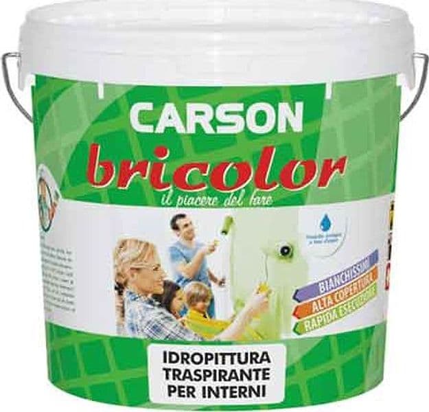 Idropittura Traspirante Bricolor 5 l Carson - 2