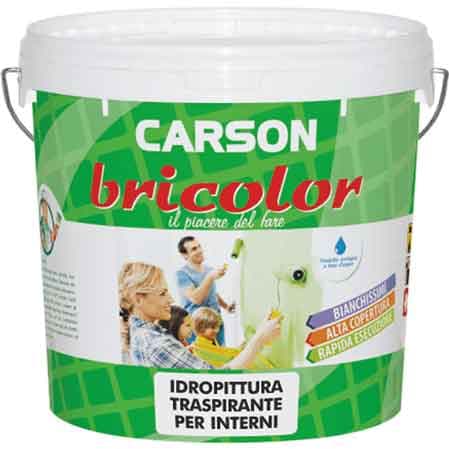 Idropittura Traspirante Bricolor 5 l Carson - 2