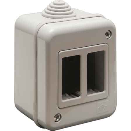 Contenitore da Parete per Apparecchi IP40 3 Posti Ec Elettrocanali - 2