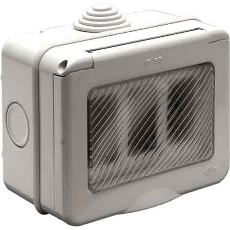 Contenitore da Parete per Apparecchi IP55 1 Posto Ec Elettrocanali - 2