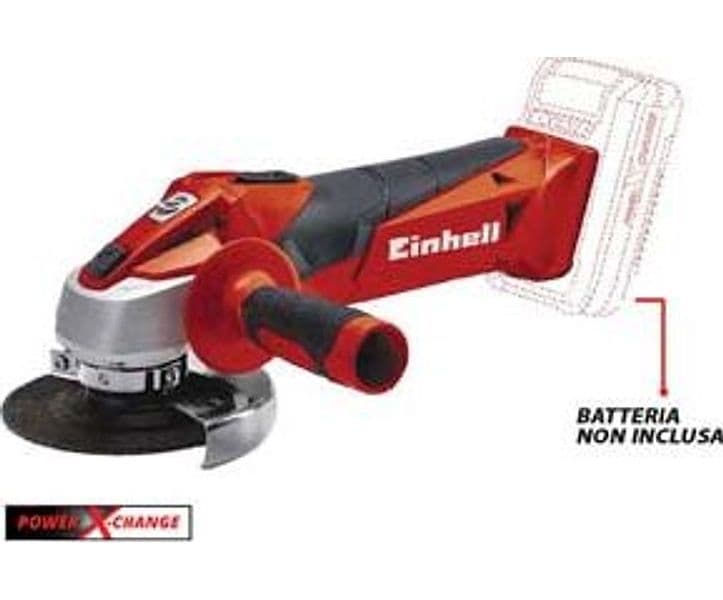 Smerigliatrice Angolare a Batteria 18VOLT (tcag 18 115 Li) Einhell - 2