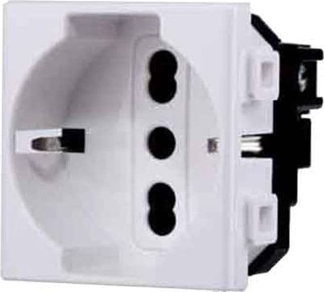 Presa Italiana Tedesca Solar 10 e 16 A 250V Elettroit 2P con T - 2