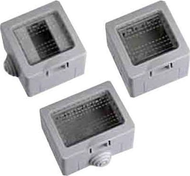 Contenitore da Parte per Apparecchi IP55 Solar 3 Posti Elettroit - 2