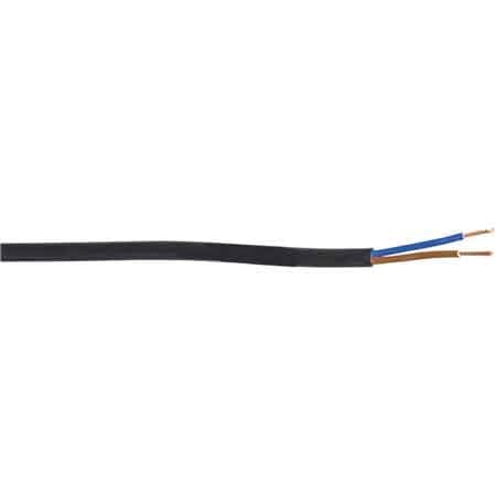 Cavo Bipolare per Elettrodomestici Piatto Nero Sezione 2 x 100 m Lineari - 2