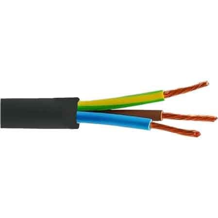 Cavo Tripolare Nero Sezione 3 x 1,5 mm 100 m Lineari - 2