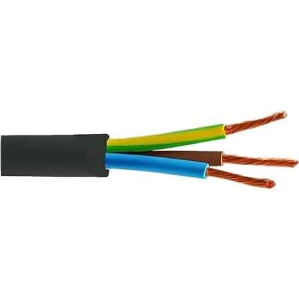 Cavo Tripolare Nero Sezione 3 x 0,75 mm 100 m Lineari – Autres