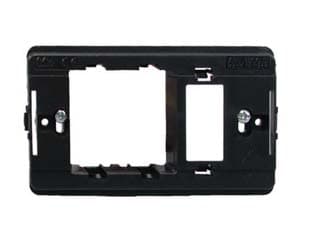 Supporto per Placche per Presa Schuko + 1 Posto Presa Schuko + 1 10 Pezzi - 2