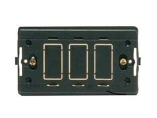 Supporto per Scatola Rettangolare Placca 115 3 mm Posti Venus 3 25 Pezzi - 2