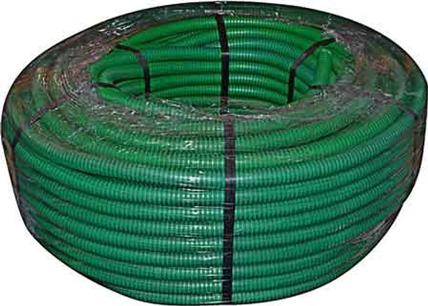 Tubo Corrugato con Tirafilo Verde Ø 25 50 m Lineari Rotolo 50 m – Autres