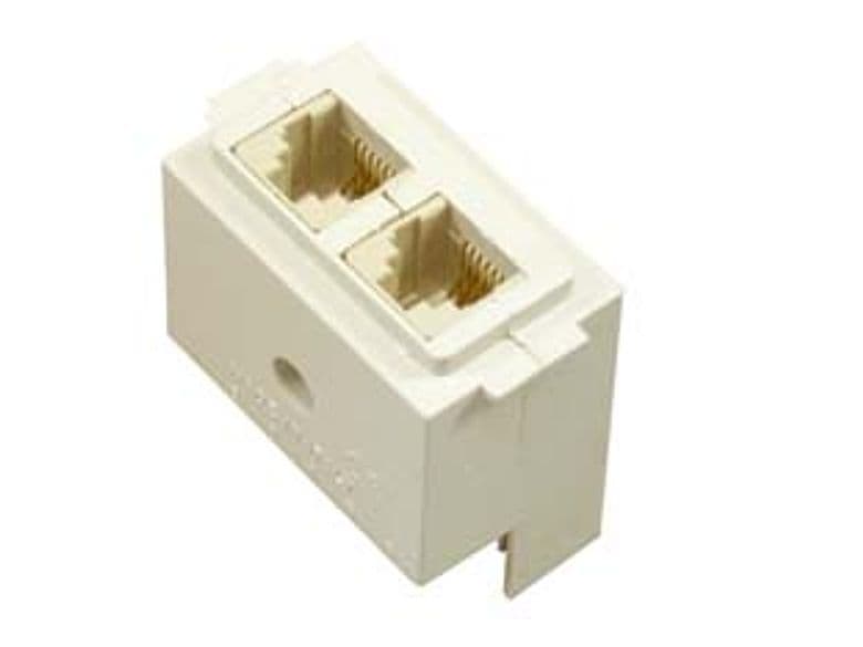 Presa Telefono Doppia Venus RJ12 6 Contatti (7109) Marlanvil 6 Pezzi - 2