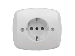 Placca Presa Schuko 16A+T Venus 76 MMX76 (1820.D) Marlanvil 10 Pezzi - 2