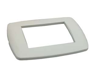 Placca 3 Posti Millennium Bianca 3 Posti 123 MMX84H.(7843.T.B) 15 Pezzi - 2
