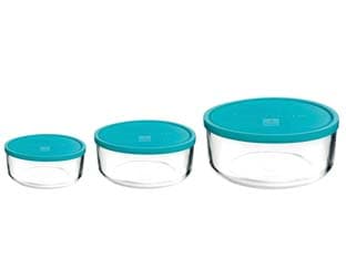 Contenitori Frigoverre Classic Tondo Ø 120 mm CL.30 Bormioli 12 Pezzi - 2