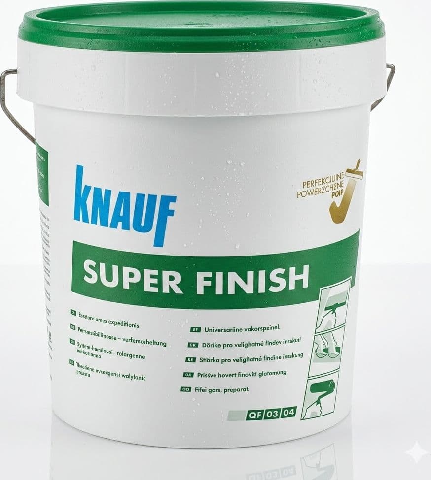 Stucco Pasta Super Finish Knauf Vinilico Bianco 6 kg