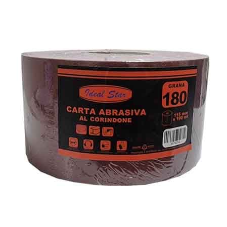 Carta Abrasiva Ideal Star Grana 120 Rotolo Mm 115 x 100 m - 2