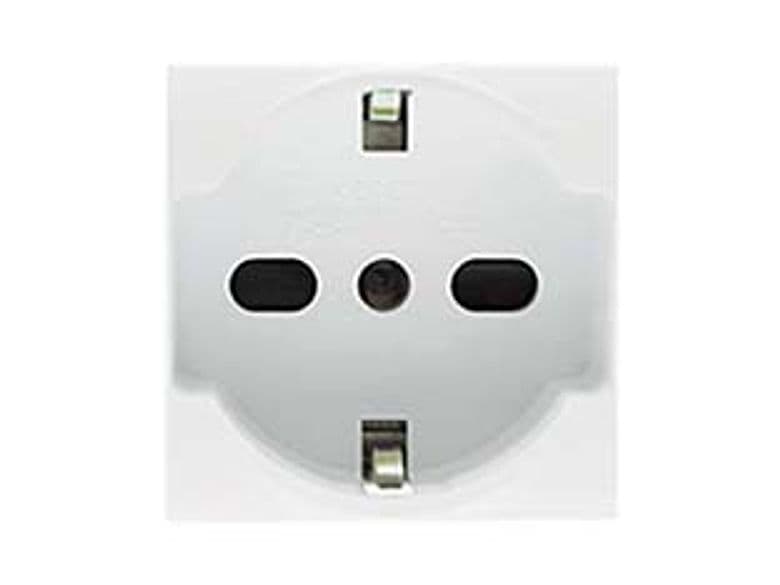 Presa Sicurezza Schuko Trivalente Aqua 2 Poli+terra 10 16 Schuko C 3 Pezzi – Marlanvil