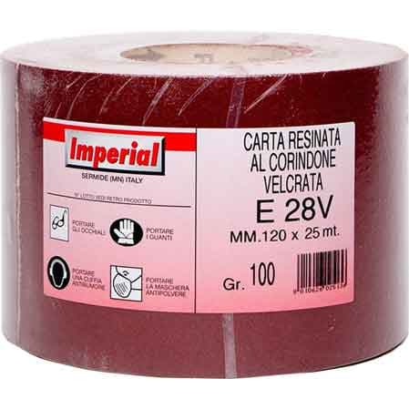 Carta Abrasiva Velcrata e 28V Grana Rotolo Mm 120 x 25 m Lineari 5782802 - 2