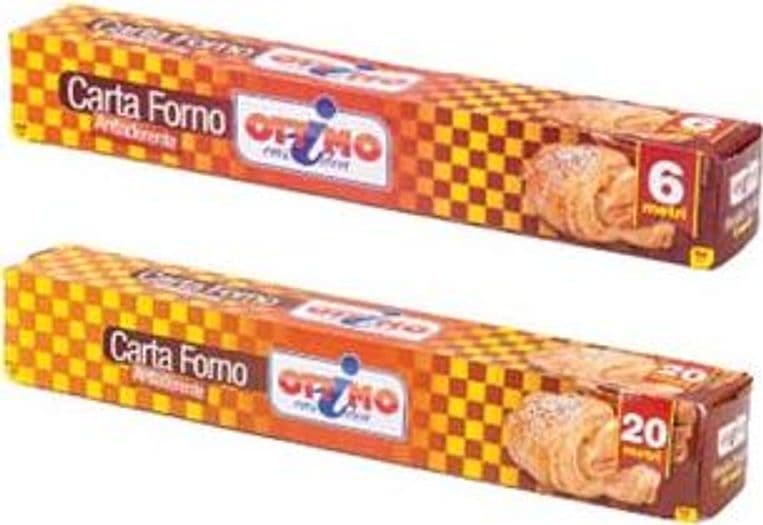 Carta Forno in Rotolo 6 m Ottimo 24 Pezzi