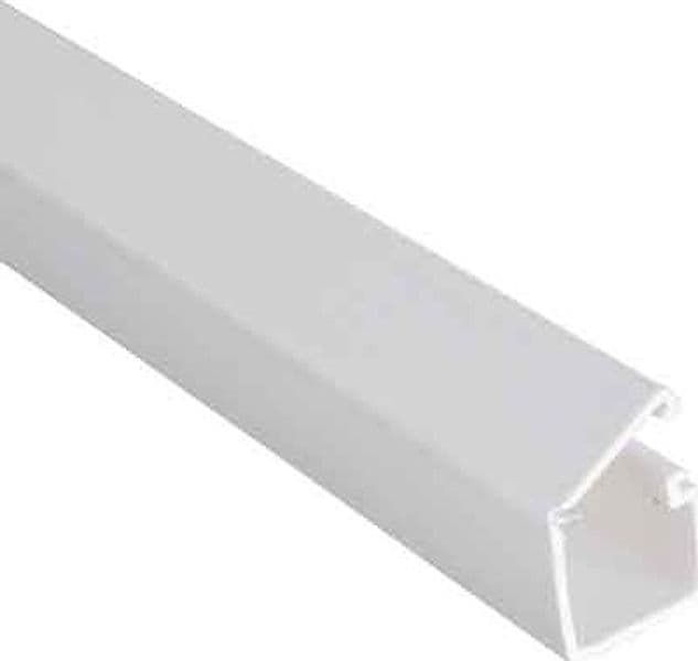 Canalina Passacavi Autoadesiva 10 x 10 mm Barra 2 Mt - 2