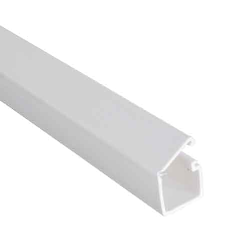 Canalina Passacavi Autoadesiva 10 x 10 mm Barra 2 Mt - 2