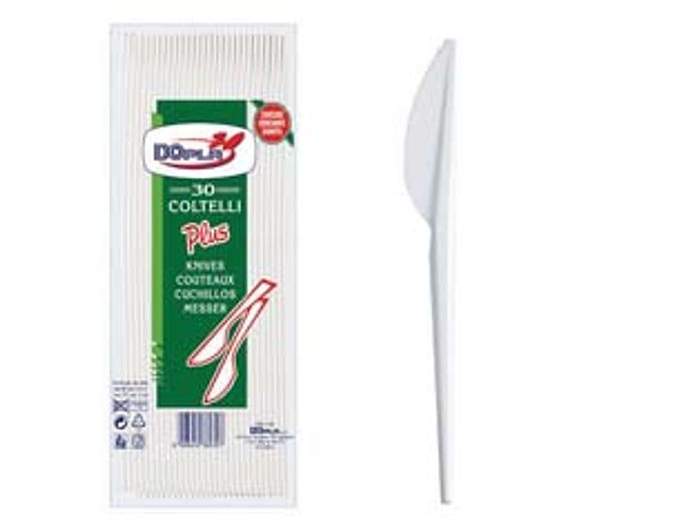 Coltelli Trasparenti PZ.20 30 Confezione Dopla - 2