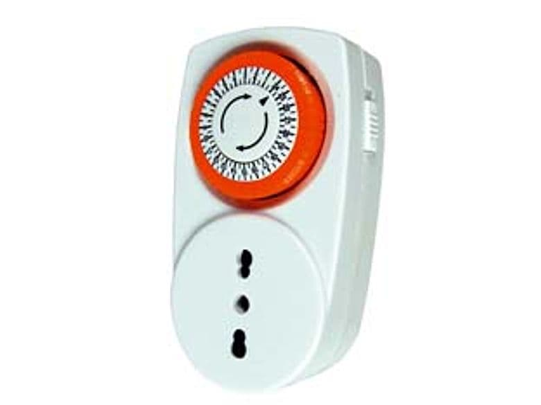 Timer a Presa Giornaliero con Interruttore Intervallo 30 Minuti 2 Pezzi - 2