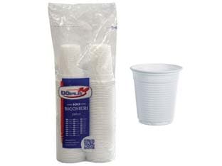 Bicchieri Bianchi 200 ml Confezione PZ.100 200 ml 30 Confezione Dopla - 2