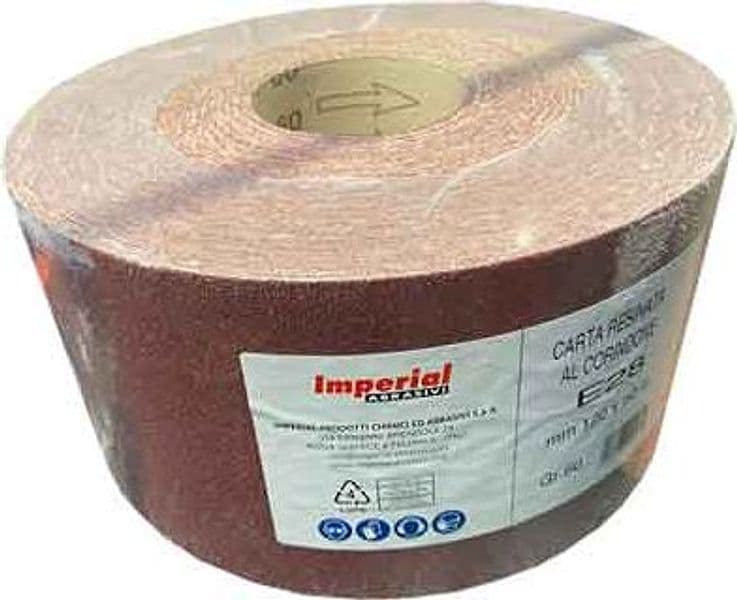 Carta Abrasiva e 28 Grana 180 Rotolo Mm 120 x 50 m Lineari Imperial - 2