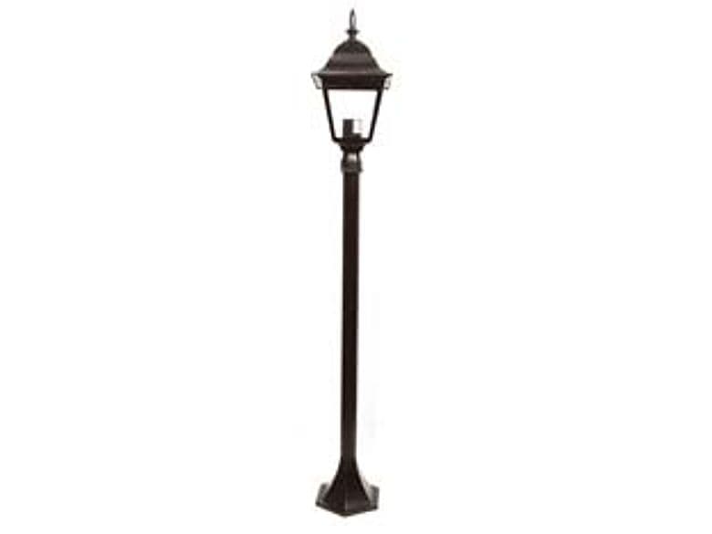 Lampioncino su Palo Modello New York 100 W IP44 120 Cmh. Nero Syntesy