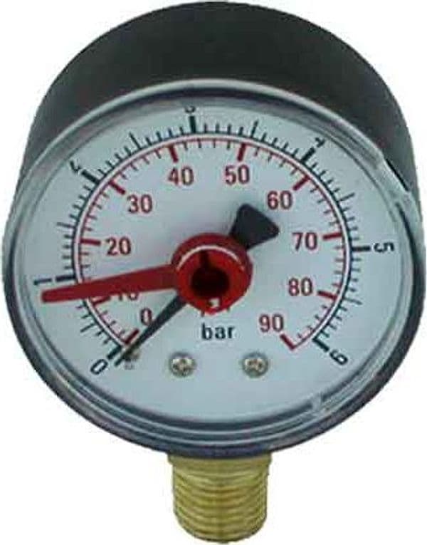 Manometro Attacco Radiale Scala 0÷25 Bar - 2