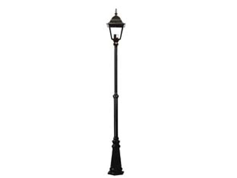 Lampione su Palo Modello New York 100 W IP44 210 Cmh. Nero Syntesy