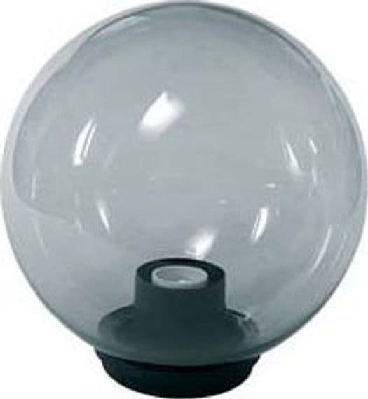 Globo Fume' con Base e Portalampade Ø 300 mm Max 75 W 2 Pezzi - 2