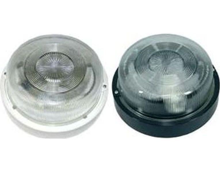 Plafoniera Tonda in Polipropilene Senza Gabbia Max 60 W IP44 Ø 200 Cod 3896