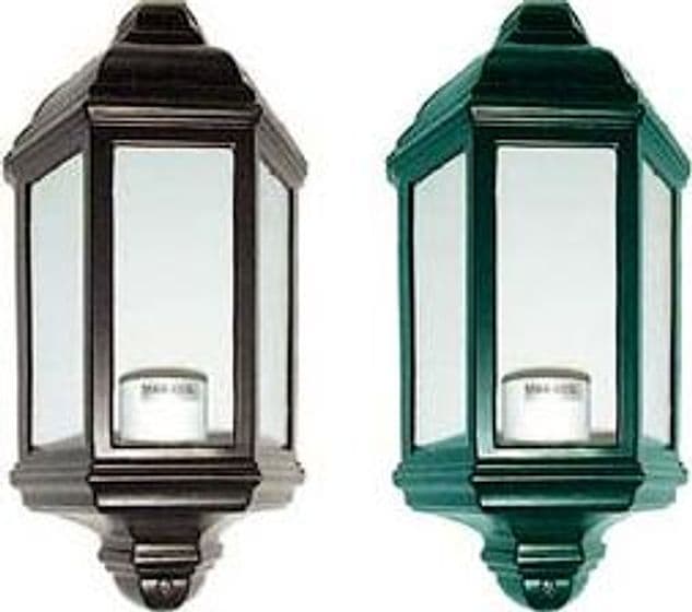 Lanterna a Parete Modello Londra 60 W IP44 176 MMX100X360H. Nero Syntesy