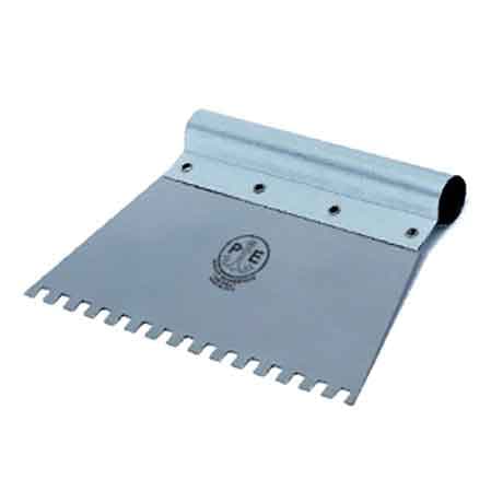 Spatole per Bostik con Impugnatura Tubolare 542 Pavan Dente Liscio 6 Pezzi - 2