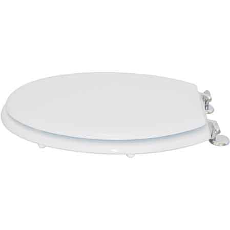 Sedile WC Universale Pesante Coprivaso Copriwater Bianco - 2